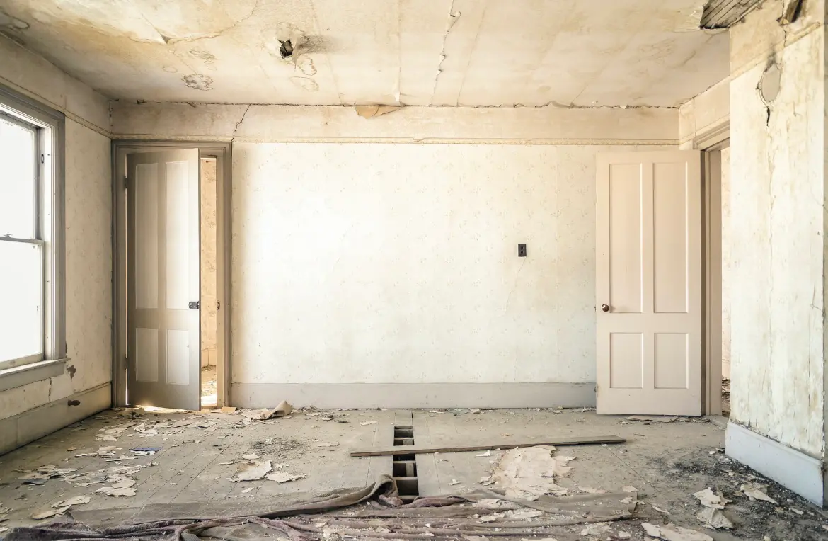 Waste disposal crew managing a cleanout project in Indianapolis